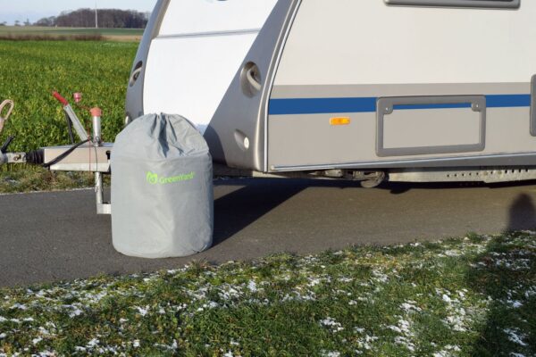GreenYard Abdeckplane für Wohnwagen Größe M 550 x 250 x 220 cm