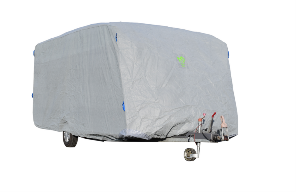 GreenYard Abdeckplane für Wohnwagen Größe M 550 x 250 x 220 cm
