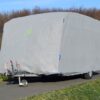 GreenYard Abdeckplane für Wohnwagen Größe M 550 x 250 x 220 cm