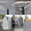 GreenYard Abdeckplane für Wohnwagen Größe M 550 x 250 x 220 cm