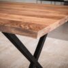4251757721229-5 Wohnling Esszimmertisch 140 cm Akazie Massivholz Esstisch Küchentisch Baumkante