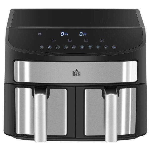 HOMCOM Heißluftfritteuse 800-174V90BK schwarz Kunststoff B/H/L: ca. 36,3x38,8x31,1 cm ca. 8 l