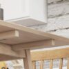 HOMCOM Esstisch klappbar, Küchentisch für 2 – 4 Personen, Klapptisch Holz Natur