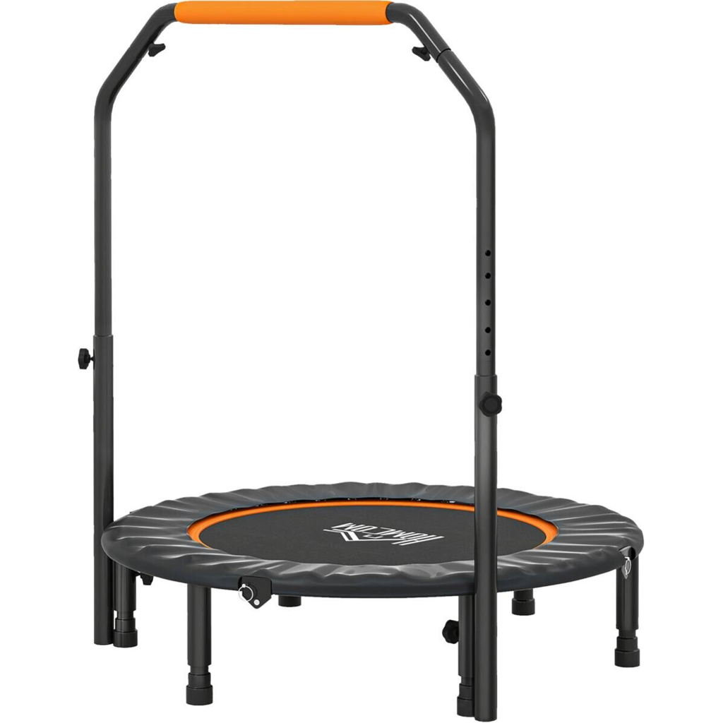 HOMCOM Fitness-Trampolin schwarz B/H/L: ca. 102x123x102 cm
