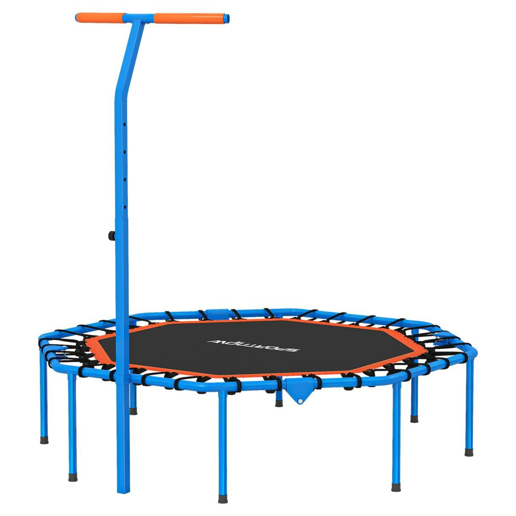 SPORTNOW Fitness Trampolin blau B/H/L: ca. 120x126x128 cm