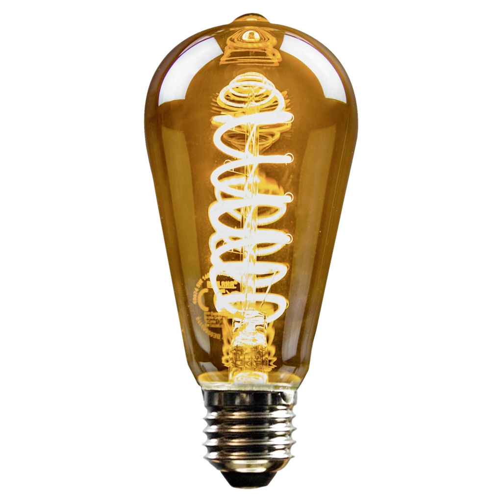 Blulaxa LED-Leuchtmittel Edison Filamentlampe Vintage 49074 E27