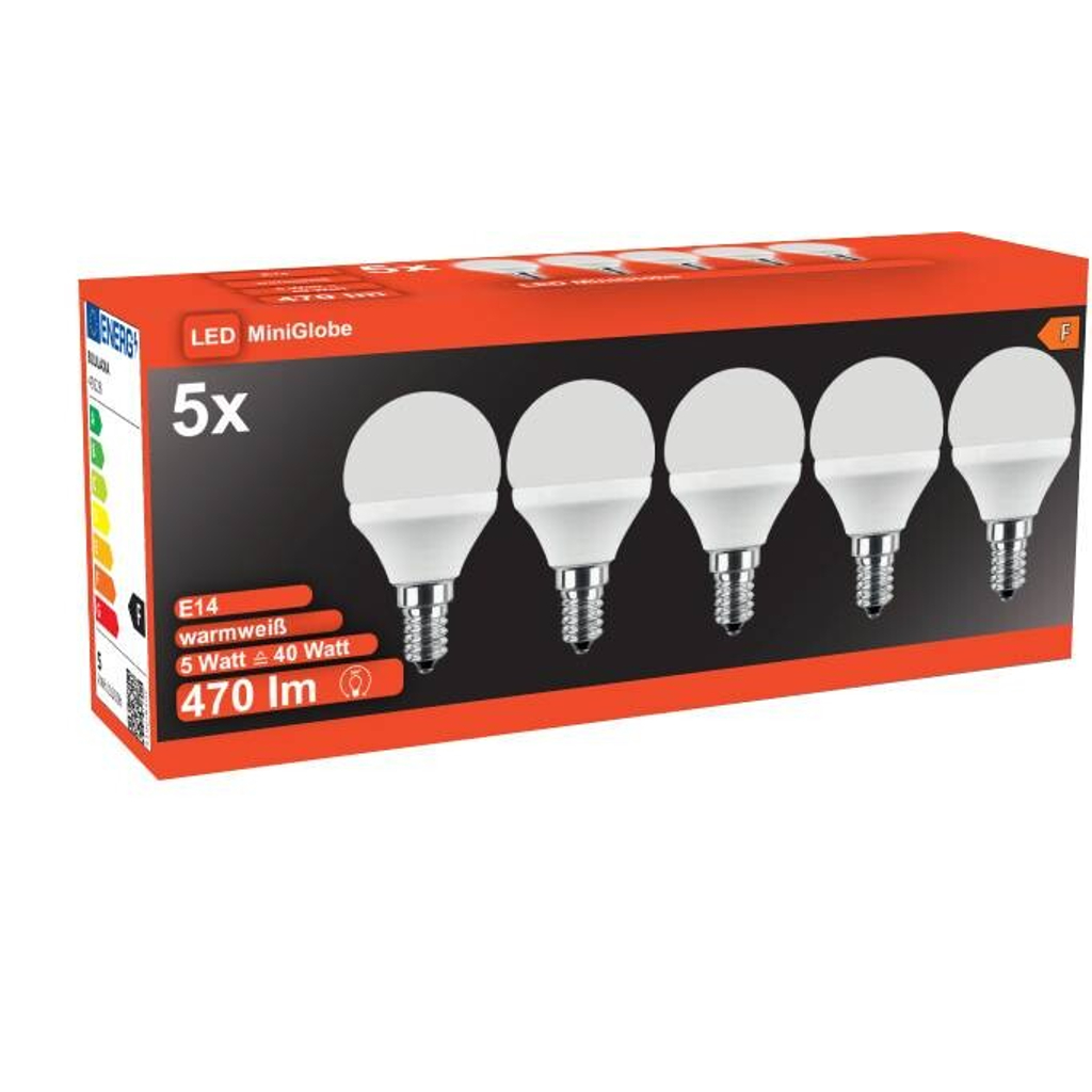Blulaxa LED-Leuchtmittel 5er Pack E14
