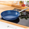 Ceraflon Diamant Antihaft XXL Aluguss-Pfanne, ca. Ø 24 cm – Blau
