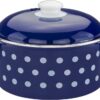 CASA ROYALE Fleischtopf "Dots", Ø ca. 20 cm – Blau