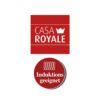 CASA ROYALE Fleischtopf "Dots", Ø ca. 20 cm – Blau