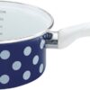 CASA ROYALE Stielkasserolle "Dots", Ø ca. 16 cm – Blau