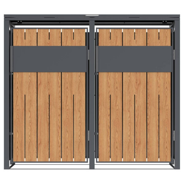 Westmann Mülltonnenbox Varius Holzoptik B/H/L: ca. 132x116x80 cm