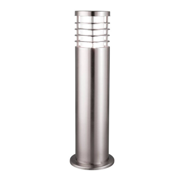 Außenleuchte klar silber B/H/L: ca. 14x45x14 cm