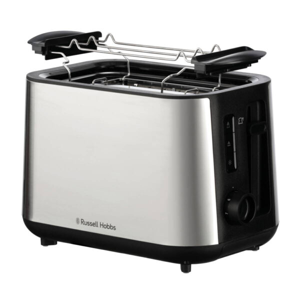 Russell Hobbs Toaster 27390-56 silber schwarz Edelstahl B/H/L: ca. 17,4x22,6x29,3 cm