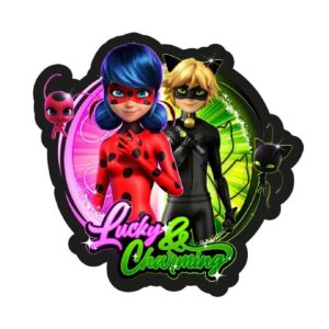 COFI 1453 Miraculous Ladybug Kuschelkissen – Flauschiges Kopfkissen