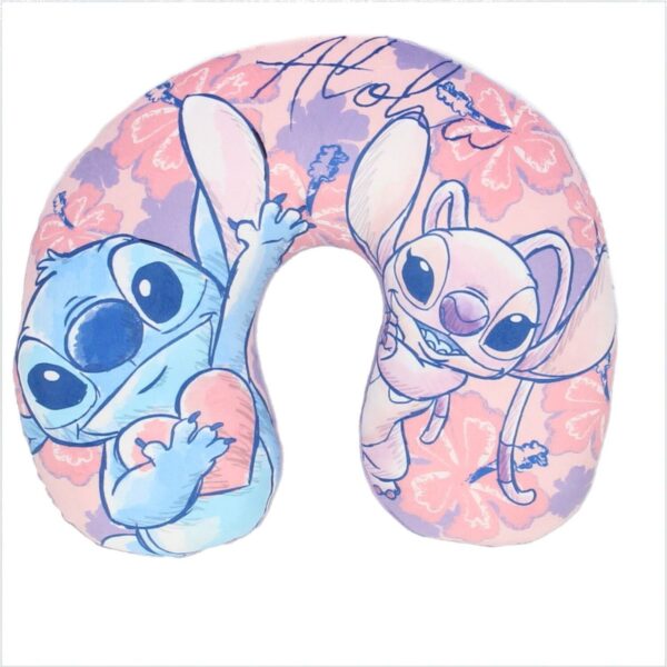 COFI 1453 Lilo & Stitch Reisekopfkissen Nackenkissen für unterwegs kleines Kopfkissen Motiv 5