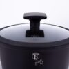 Berlinger Haus BH/7086 Monaco Collection Kasserolle in Schwarz mit Deckel Topf Durchmesser 20 cm