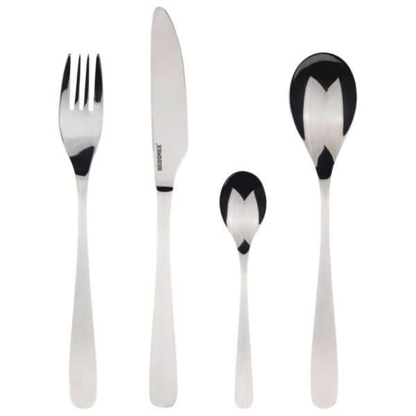 BERGNER Besteckset POITIERS silber Edelstahl 24 tlg. BERGNER Besteckset POITIERS silber Edelstahl 24 tlg.