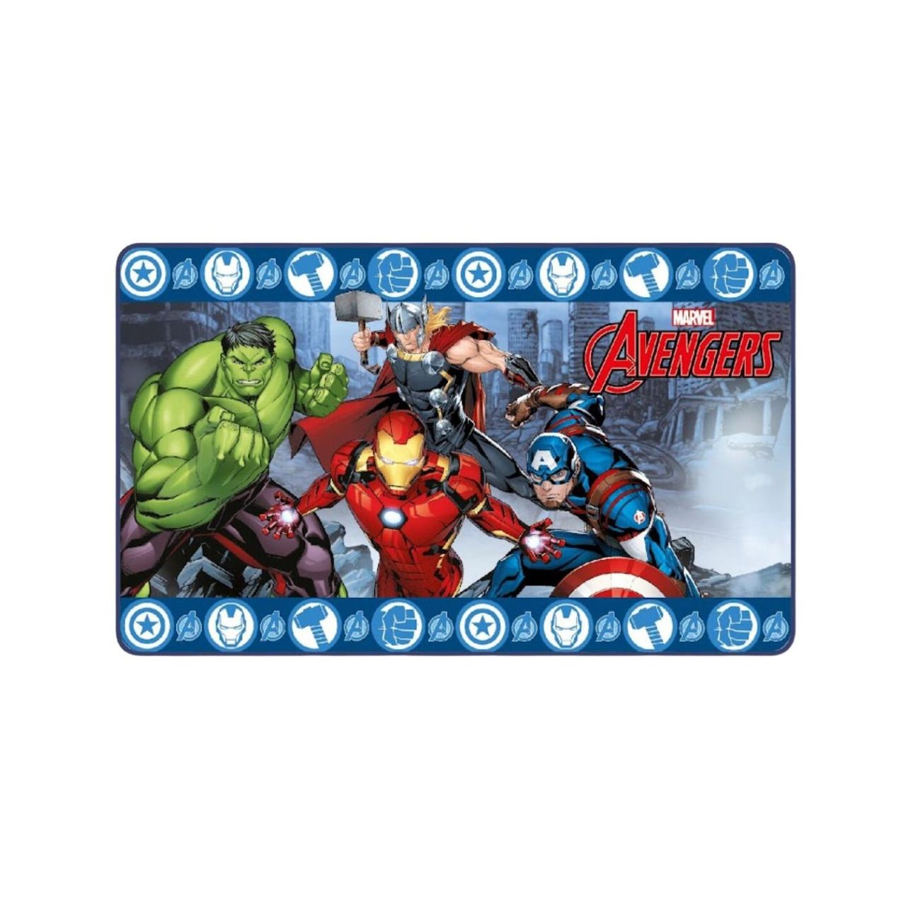 COFI 1453 Avengers Schaumstoff – Matte – Komfortabler Teppich für kleine Fans, 45×75 cm