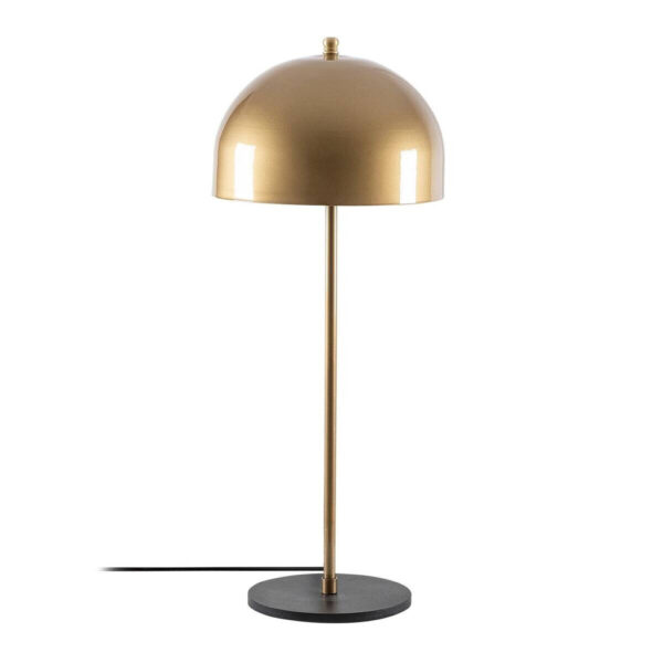 Opviq Tischleuchte Can gold schwarz Metall B/H/T/L/D: ca. 24x58x24x24x25 cm E27 1 Brennstellen