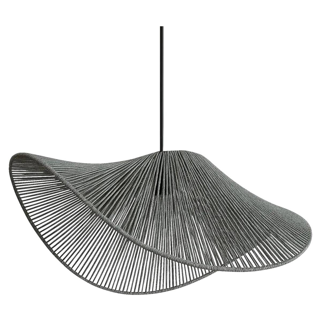 Opviq Pendelleuchte grau Kunststoff B/T/L: ca. 50x50x50 cm E27 1 Brennstellen