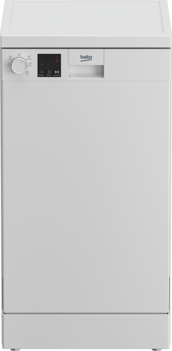 Beko DVS05024W Geschirrspüler, 45cm – 10 MG Standgerät, EEZ: E