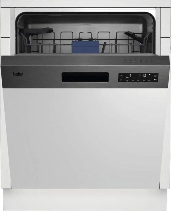 Beko BDSN26440X Einbaugeschirrspüler Integrierbar, 60cm – 14 MG, Edelstahl Einbaugerät, EEK:C