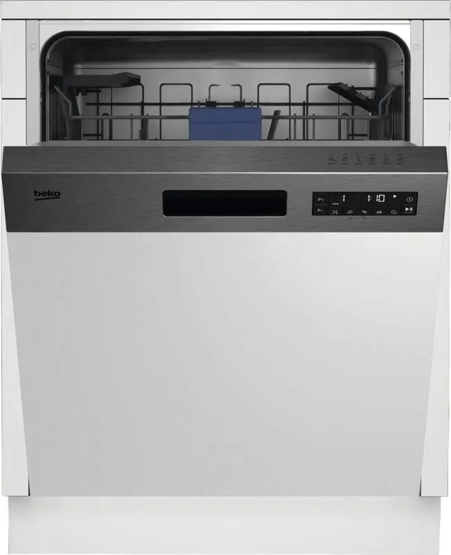 Beko BDSN26440X Einbaugeschirrspüler Integrierbar, 60cm – 14 MG, Edelstahl Einbaugerät, EEK:C