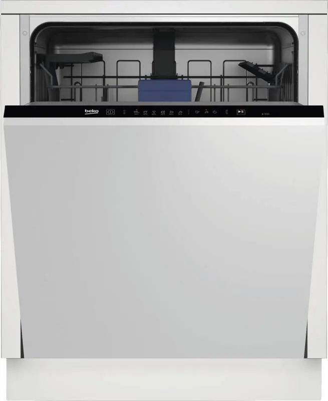 Beko BDIN36440 Einbaugeschirrspüler Vollintegrierbar, 60cm – 14 MG Einbaugerät, EEK:C