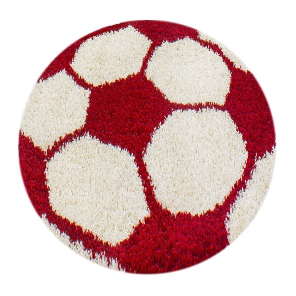 8694257086638-1 Ayyildiz Teppich, FUN 6001, RED, 100 x 100 cm