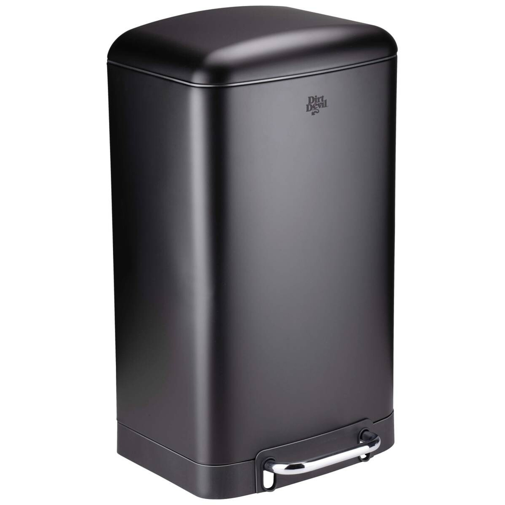 Dirt Devil Treteimer schwarz Metall B/H/T: ca. 34,5x61,5x32,5 cm