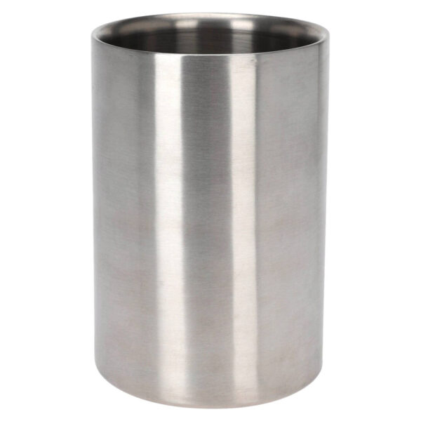 Weinkühler silber Edelstahl H/D: ca. 20x12 cm