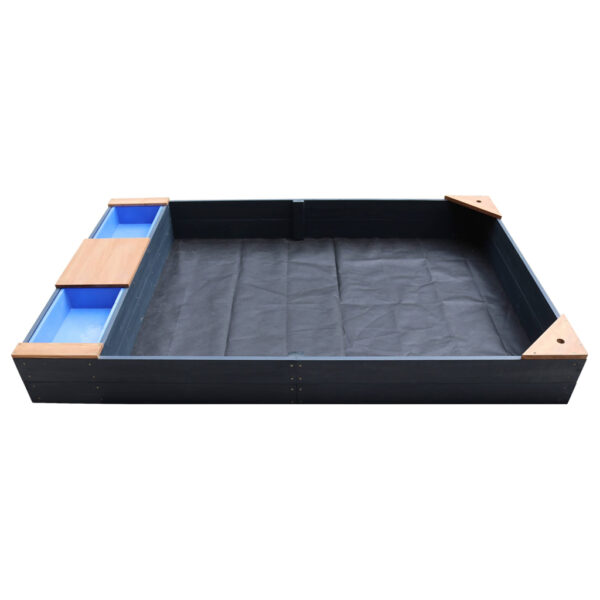 AXI Sandkasten Kelly anthrazit B/H/L: ca. 115x22x180 cm