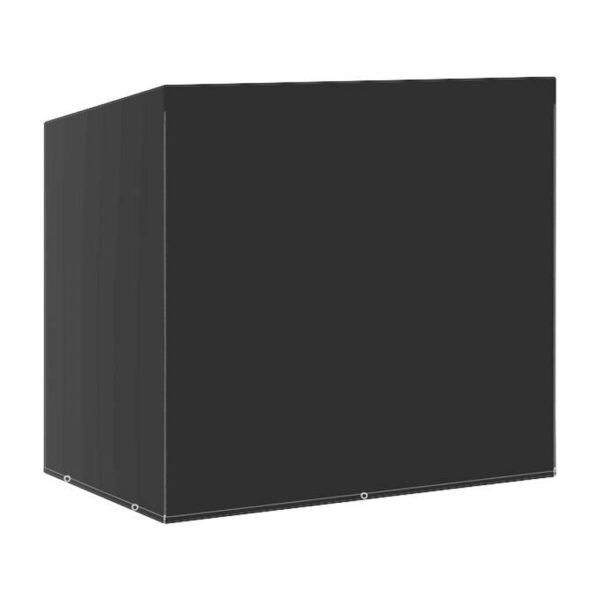 vidaXL Schutzhülle für Hollywoodschaukel schwarz Kunststoff B/H/L: ca. 117x170x185 cm