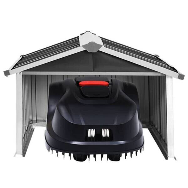 Rasenmäher-Garage anthrazit B/H/L: ca. 97x63x92 cm