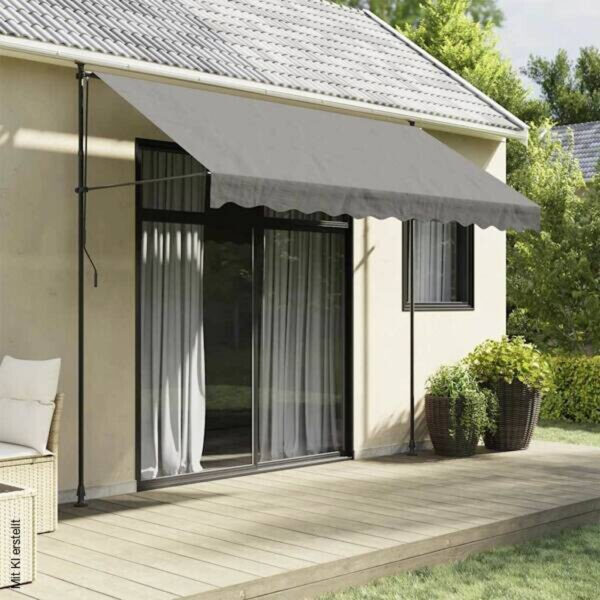 vidaXL Markise anthrazit B/H/L: ca. 150x300x300 cm