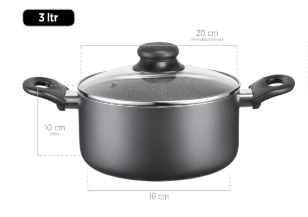 Mäser Serie Izar, Kochtopfset 6-teilig