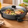 9004489121318-2 SILVA HOMELINE Party-/ Pizzapfanne, 1500 W, Ø 32cm