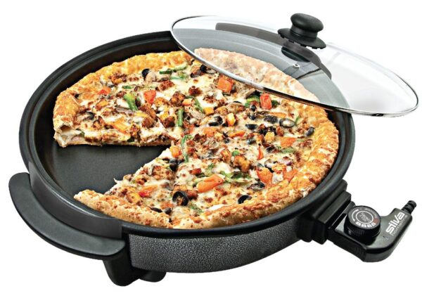 9004489121318-3 SILVA HOMELINE Party-/ Pizzapfanne, 1500 W, Ø 32cm