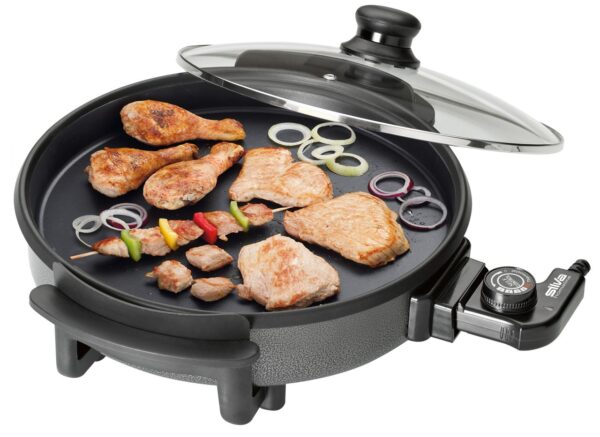 9004489121318-5 SILVA HOMELINE Party-/ Pizzapfanne, 1500 W, Ø 32cm