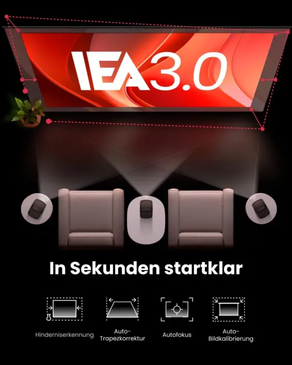 Mars 3 Air | Tragbarer Google TV-Projektor – Bild 4 Mars 3 Air | Tragbarer Google TV-Projektor – Bild 4