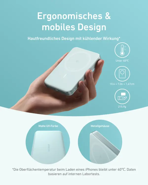 Anker MagGo Powerbank (10000mAh, Slim) – Bild 4