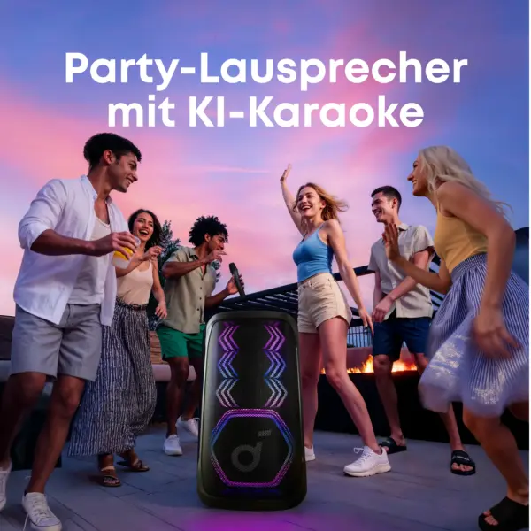 Rave 3S | KI Karaoke Party-Lautsprecher mit 200W Sound – Bild 2 Rave 3S | KI Karaoke Party-Lautsprecher mit 200W Sound – Bild 2