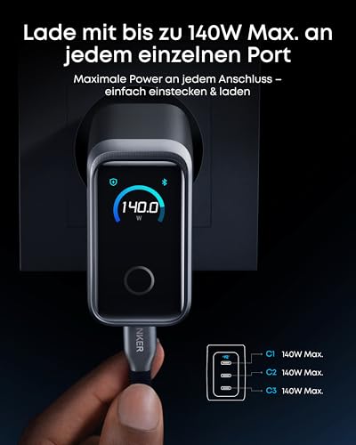Anker Prime Ladegerät (160W, 3 Ports, GaNPrime) – Bild 4
