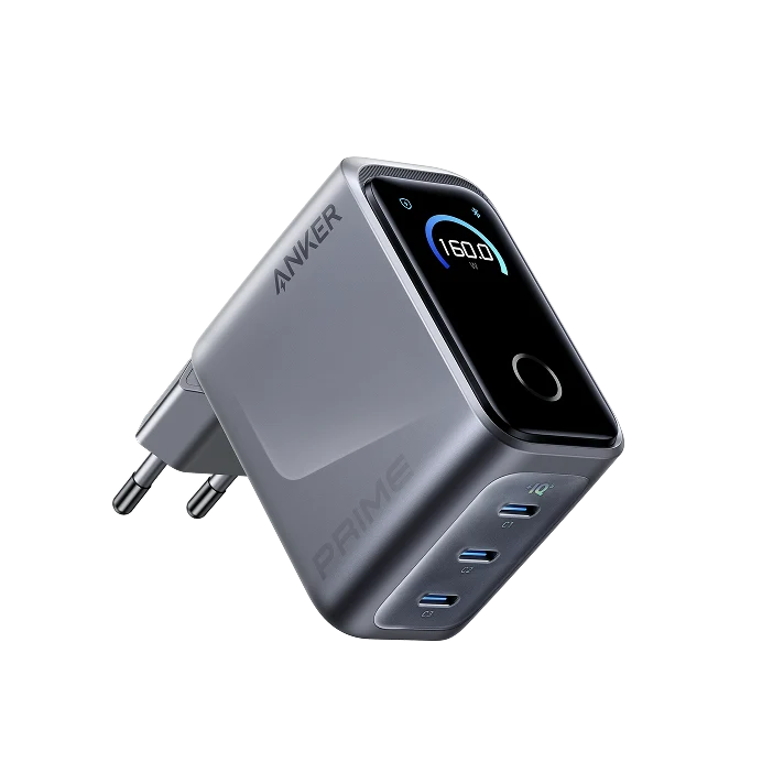Anker Prime Ladegerät (160W, 3 Ports, GaNPrime)