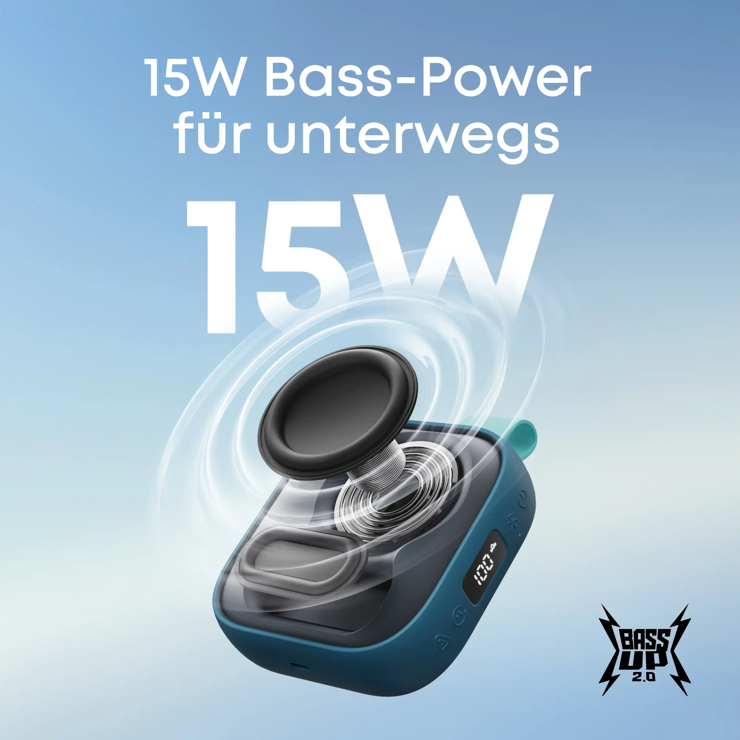 Boom Go 3i | Tragbarer Bluetooth-Lautsprecher mit kraftvollem Bass