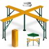 Stehtisch Quattro 241x241x104cm