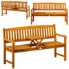 Gartenbank Picknick mit Tisch Eukalyptus FSC®-zertifiziert
