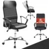 Bürostuhl Deluxe Schwarz mit Netz