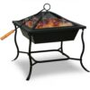 Feuerschale Stahl 45x45x31/45cm